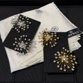 Chanel 2026 Sparkling Crystal Double C Firework Earrings